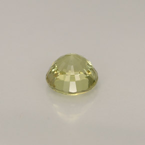 Grenat grossulaire vert naturelle coupe roude, 0,46 ct, VVS-VS