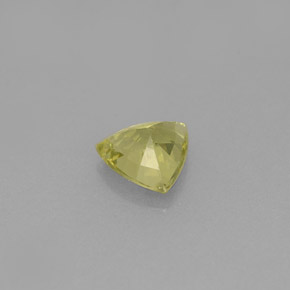 Grenat grossulaire vert naturelle trillion, 0,65 ct, VS