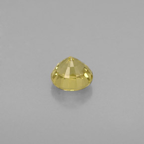 Grenat grossulaire jaune naturelle coupe roude, 0,54 ct, VS