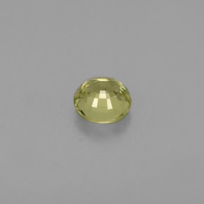 Grenat grossulaire vert naturelle coupe roude, 0,39 ct, VS
