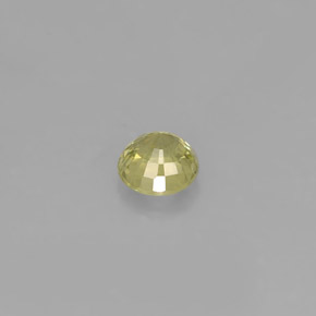 Grenat grossulaire vert naturelle coupe roude, 0,46 ct, VS