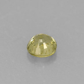 Grenat grossulaire vert naturelle coupe roude, 0,46 ct, VS-SI