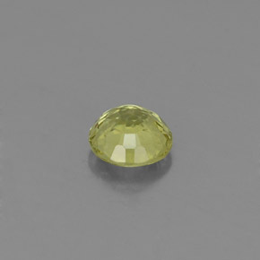 Grenat grossulaire vert naturelle coupe roude, 0,46 ct, VS-SI