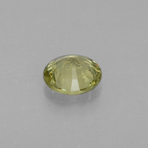 Grenat grossulaire vert naturelle coupe roude, 0,29 ct, VVS-VS