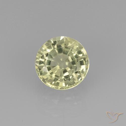 0.73ct Naturel Jaune clair Grenat Grossularite, Tour, VVS-VS