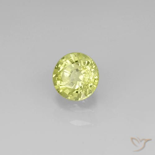 Grenat Grossularite Jaune moyen naturelle Tour, 0.71 ct, VS