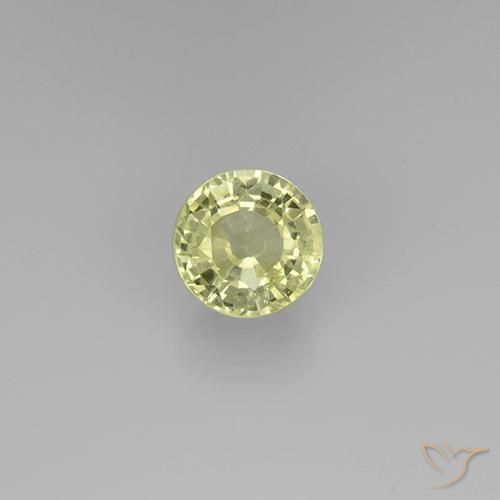 0.72ct Naturel Jaune clair Grenat Grossularite, Tour, VS