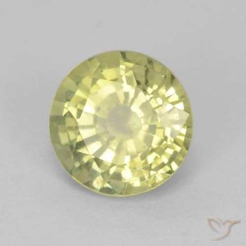 Grenat Grossularite Jaune moyen-léger naturelle Tour, 0.65 ct, VVS-VS