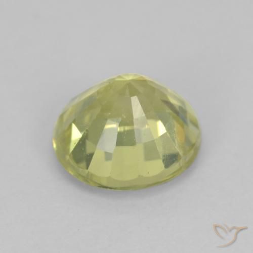 Grenat Grossularite Jaune moyen-léger naturelle Tour, 0.65 ct, VVS-VS