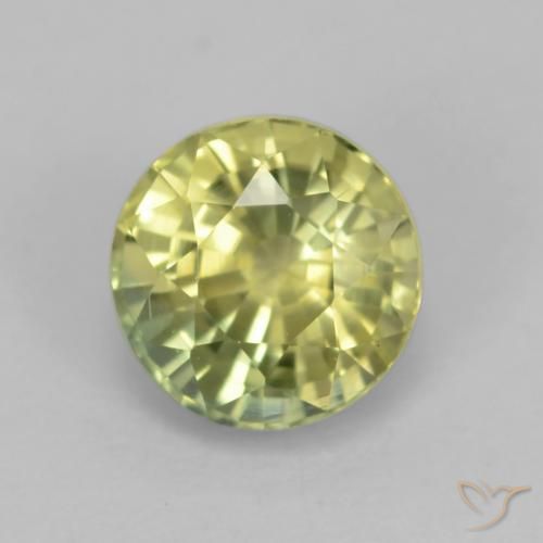 0.69ct Naturel Jaune moyen Grenat Grossularite, Tour, VVS-VS