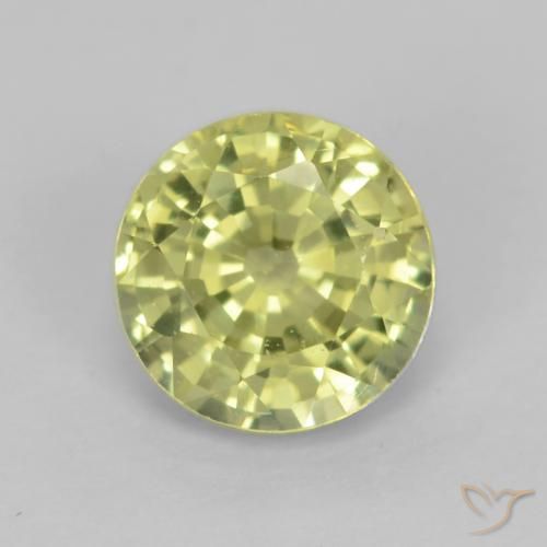 0.65ct Naturel Jaune moyen Grenat Grossularite, Tour, VVS-VS