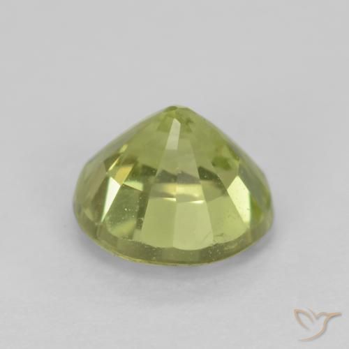 Grenat Grossularite Jaune citron léger naturelle Tour, 0.67 ct, VS