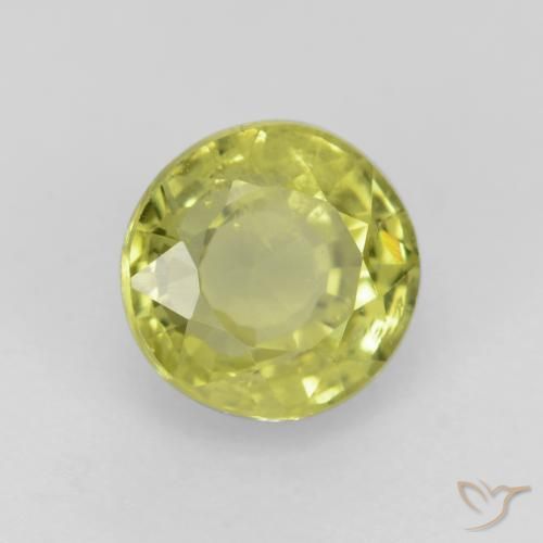 Grenat Grossularite Jaune moyen naturelle Tour, 0.70 ct, VS