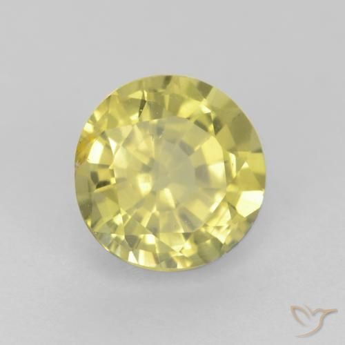 Grenat Grossularite Jaune moyen-léger naturelle Tour, 0.60 ct, VS