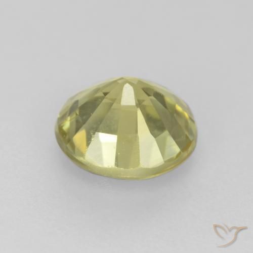 Grenat Grossularite Jaune moyen-léger naturelle Tour, 0.60 ct, VS