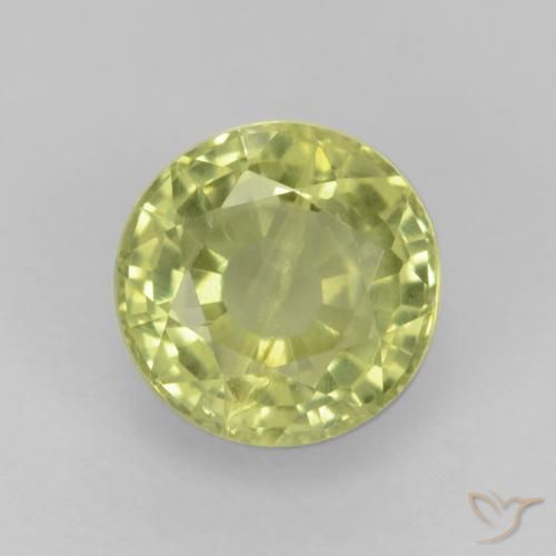 0.70ct Naturel Jaune moyen Grenat Grossularite, Tour, VS