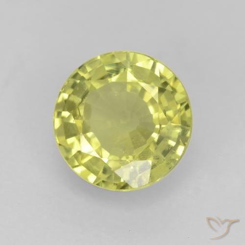 0.58ct Naturel Jaune moyen Grenat Grossularite, Tour, VS