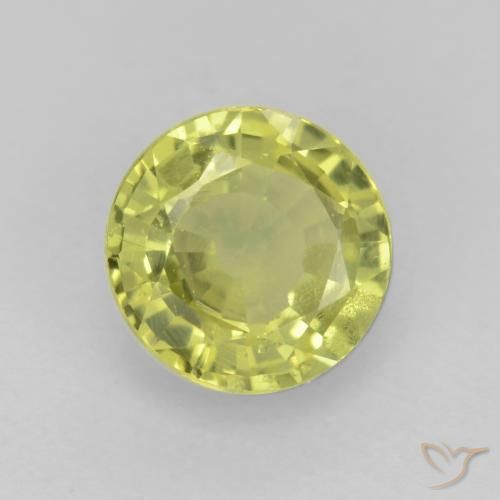 Grenat Grossularite Jaune moyen naturelle Tour, 0.58 ct, VS
