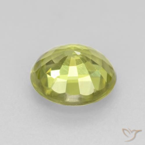 Grenat Grossularite Jaune moyen naturelle Tour, 0.58 ct, VS