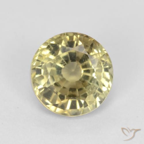 0.65ct Naturel Jaune doré léger Grenat Grossularite, Tour, VS