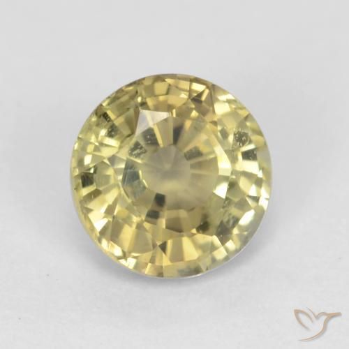 Grenat Grossularite Jaune doré léger naturelle Tour, 0.65 ct, VS