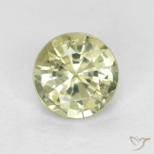 0.56ct Naturel Jaune clair Grenat Grossularite, Tour, VS