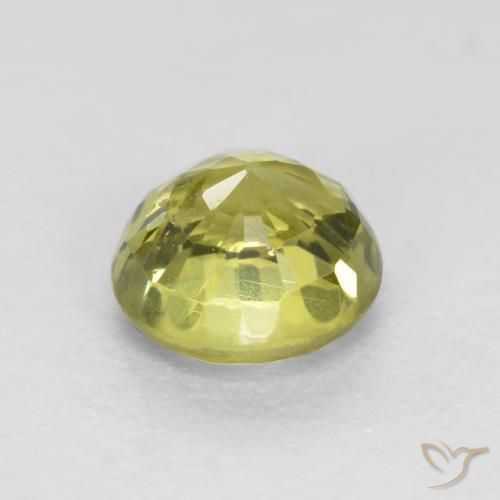 Grenat Grossularite Jaune verdâtre naturelle Tour, 0.54 ct, VS-SI