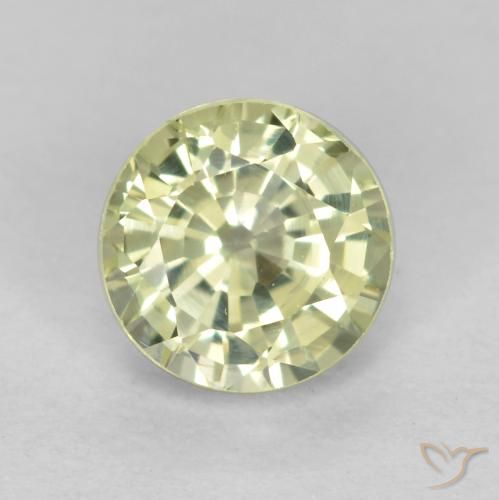 0.63ct Naturel Jaune clair Grenat Grossularite, Tour, VVS-VS