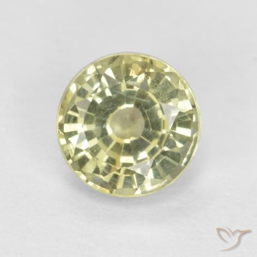 0.59ct Naturel Jaune moyen Grenat Grossularite, Tour, VS-SI
