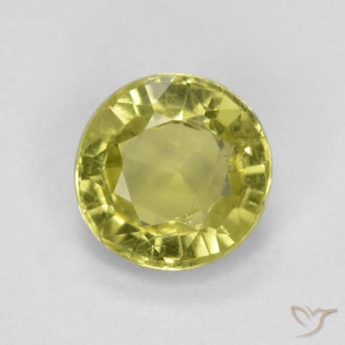 0.54ct Naturel Jaune clair Grenat Grossularite, Tour, VS-SI