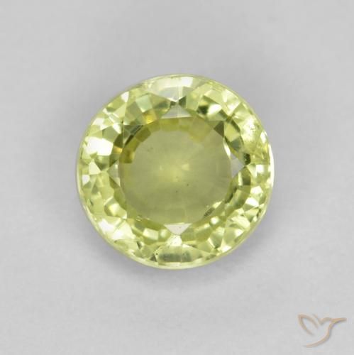 0.50ct Naturel Jaune moyen Grenat Grossularite, Tour, VS