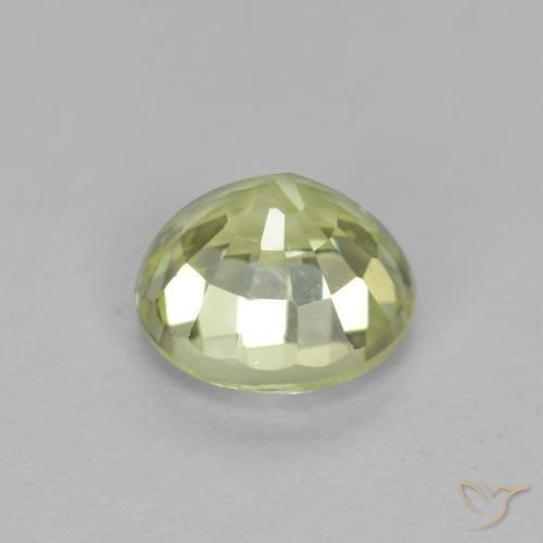 Grenat Grossularite Jaune verdâtre clair naturelle Tour, 0.54 ct, VS
