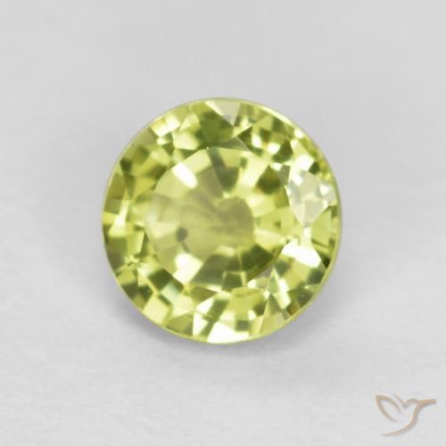 Grenat Grossularite Jaune citron léger naturelle Tour, 0.46 ct, VS