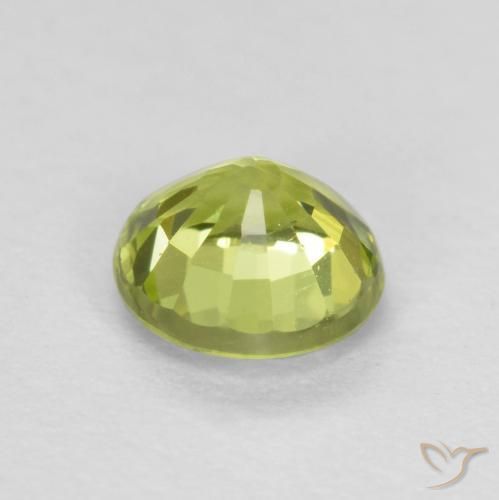 Grenat Grossularite Jaune citron léger naturelle Tour, 0.46 ct, VS