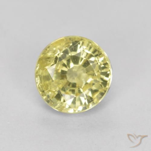 0.46ct Naturel Jaune clair Grenat Grossularite, Tour, VS-SI