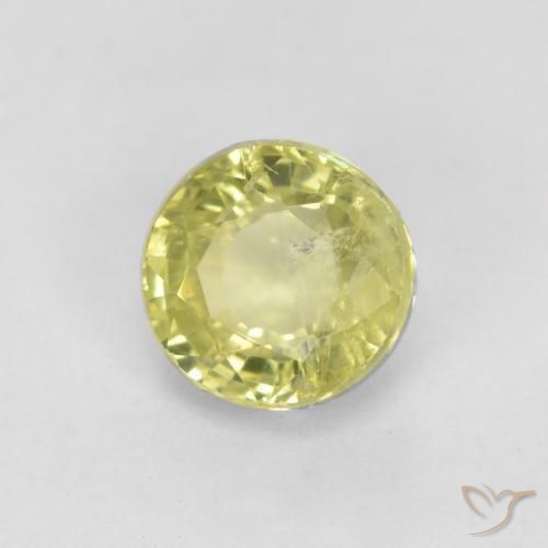 Grenat Grossularite Jaune très pâle naturelle Tour, 0.47 ct, VS-SI