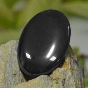 Hématite gris naturelle coupe ovale, 53,75 ct, opaque