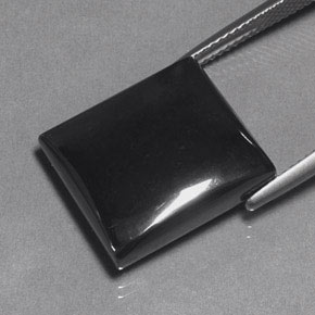 Hématite Noir Gris naturelle Baquette, 29.22 ct, Opaque