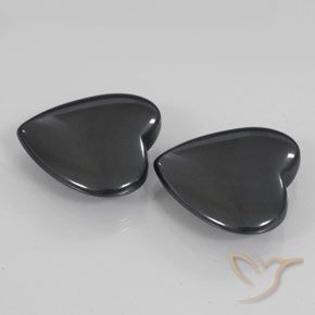 Shop natural 46.56ct Gris foncé Hématite gems, Cœur, from Brésil at GemSelect. In stock, global shipping!