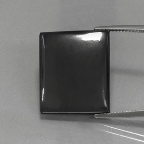 Hématite Noir Gris naturelle Baquette, 35.61 ct, Opaque