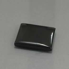 Hématite Noir Gris naturelle Baquette, 29.56 ct, Opaque