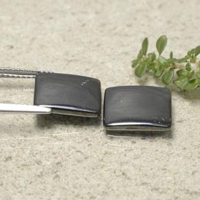 Achetez naturel 9.57ct Gris moyen Hématite gems, Carré, En provenance Brésil chez GemSelect. En stock, livraison internationale!