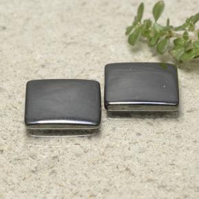 Achetez naturel 9,64ct gris hématite gems, carré, en provenance brésil chez gemselect. en stock, livraison internationale!