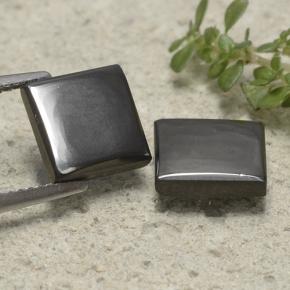 Achetez naturel 6,62ct gris hématite gems, carré, en provenance brésil chez gemselect. en stock, livraison internationale!