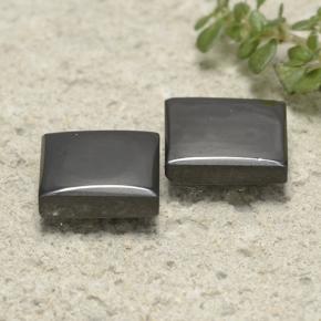 Achetez naturel 6,62ct gris hématite gems, carré, en provenance brésil chez gemselect. en stock, livraison internationale!