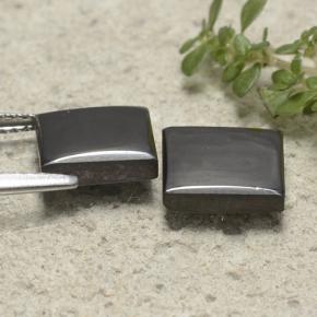 Achetez naturel 6,62ct gris hématite gems, carré, en provenance brésil chez gemselect. en stock, livraison internationale!