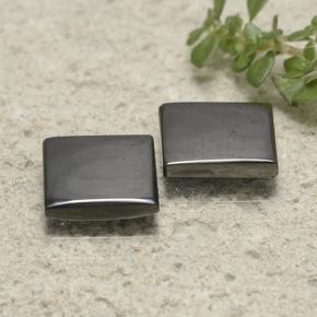 Achetez naturel 4,91ct gris hématite gems, carré, en provenance brésil chez gemselect. en stock, livraison internationale!
