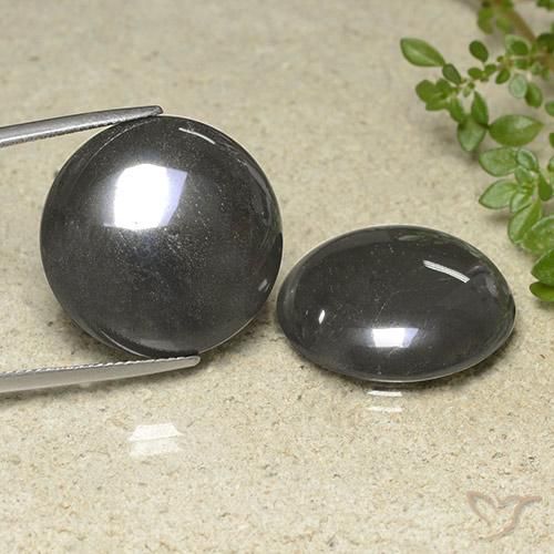 79.32ctw Naturel Gris argent Hématite, Tour, Opaque