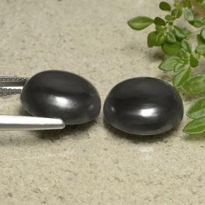 Achetez naturel 32.54ct Noir Gris Hématite gems, Coupe roude, En provenance Brésil chez GemSelect. En stock, livraison internationale!