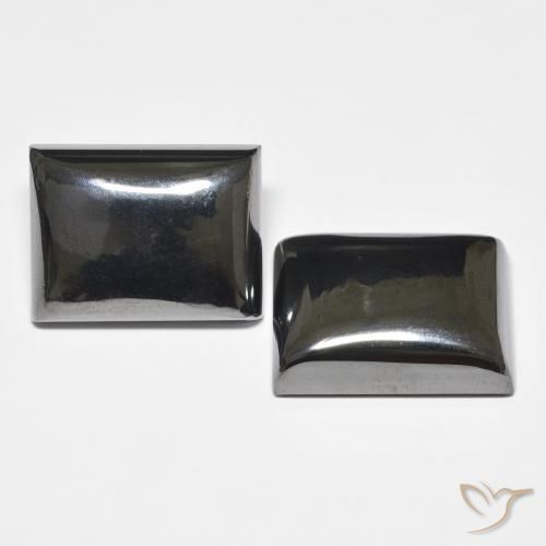 Shop natural 48.47ct Noir Gris Hématite gems, Baquette, from Brésil at GemSelect. In stock, global shipping!